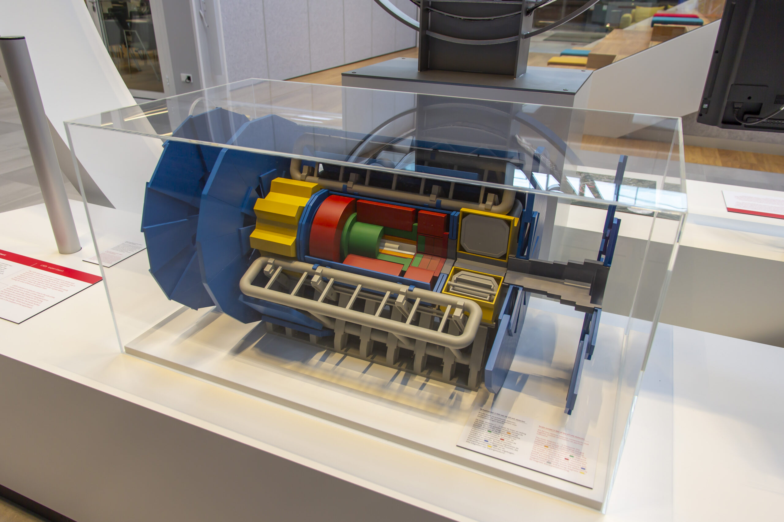 Maquette van de ATLAS-detector